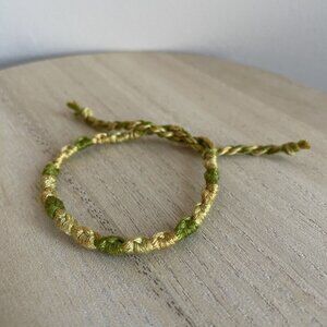 Maryann Bracelet, anklet, trendy, comfortable, tie, embroidery thread, woven, gi